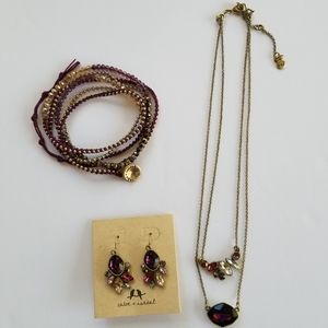 Chloe + Isabel Bouquet Rouge Jewelry Set